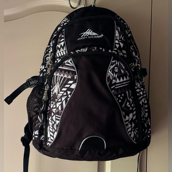 High Sierra Swerve Laptop Backpack, Geo Weave/Black, 19 x 13 x 7.75-Inch - Picture 1 of 16